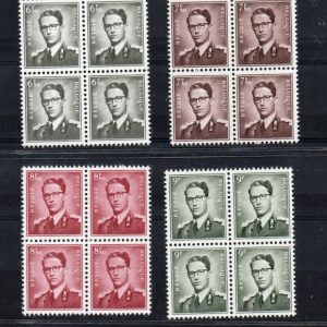 Belgique - 1069A + 1070 + 1072 + 1073