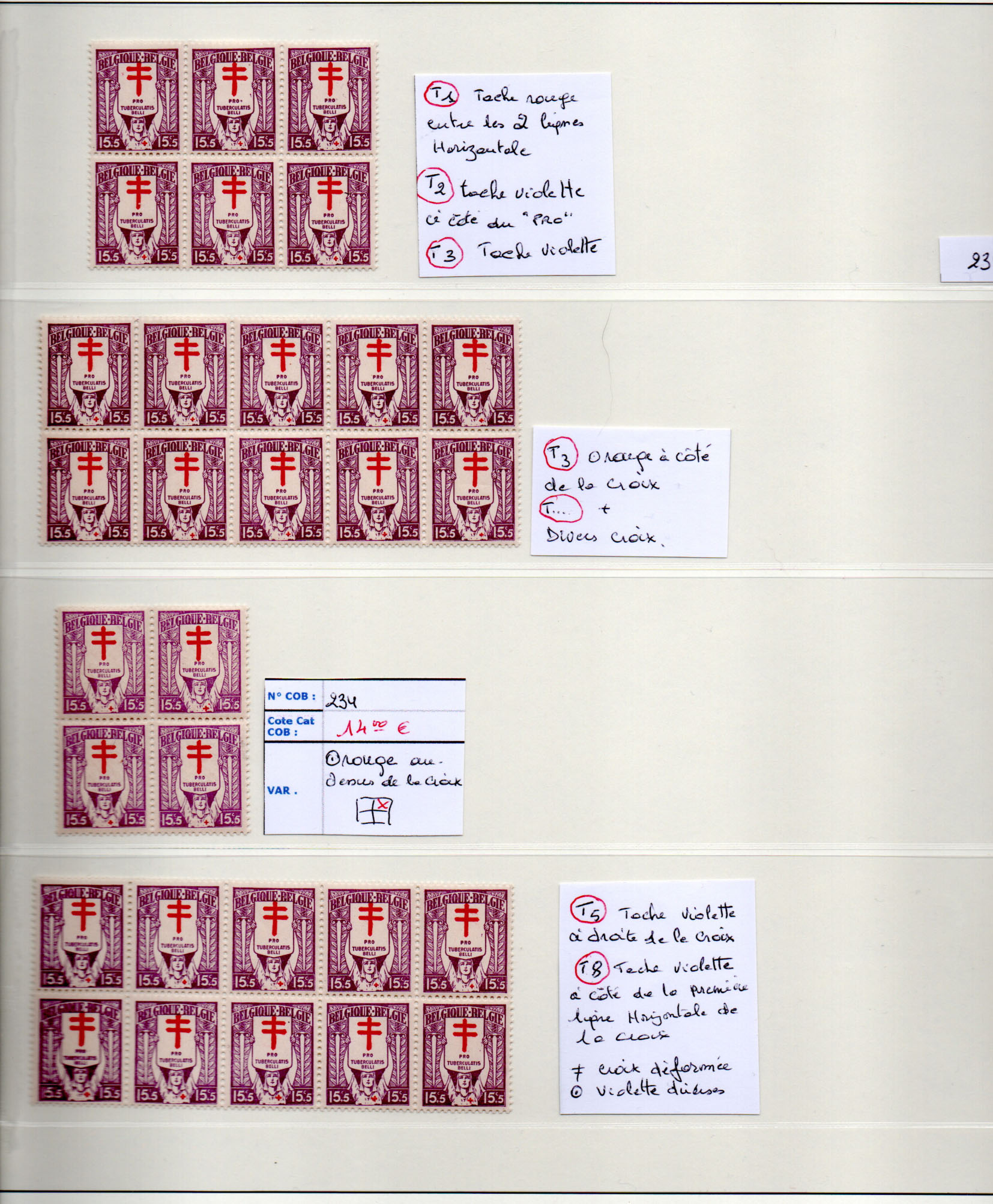 Belgique - 234/36** Petite Etude – Image 7