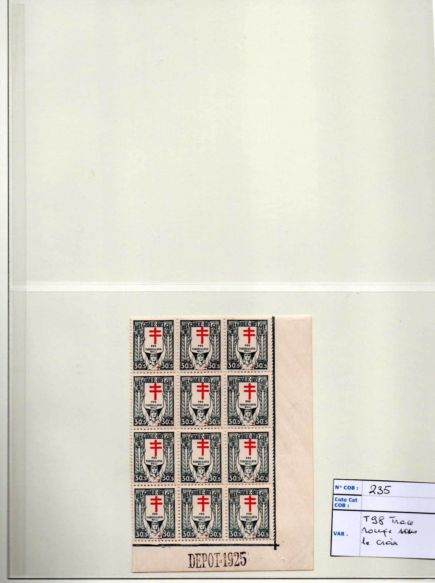 Belgique - 234/36** Petite Etude – Image 5