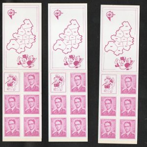 Belgique - Carnet 1 Variétés