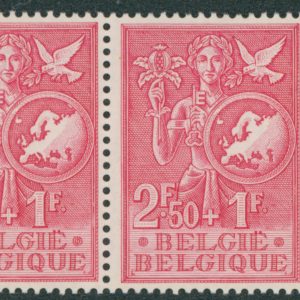 Belgique 928** Paire Variété