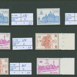Belgique Lot de TR