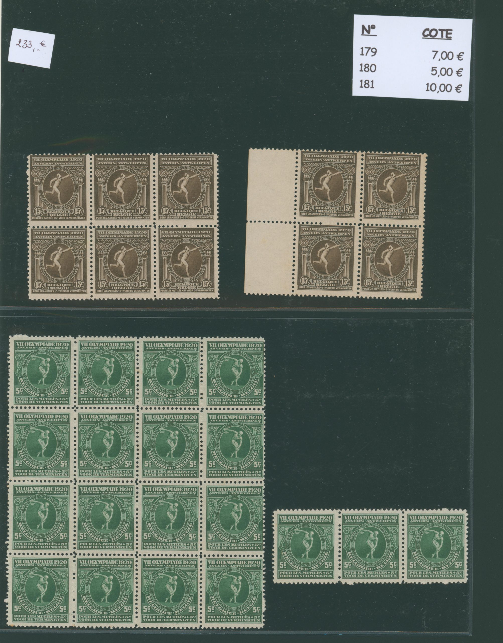 Belgique Lot 179/81 – Image 5