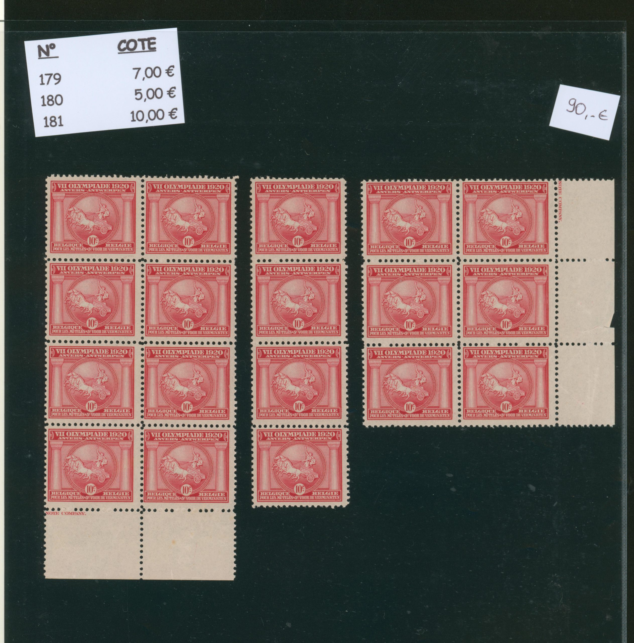 Belgique Lot 179/81 – Image 4