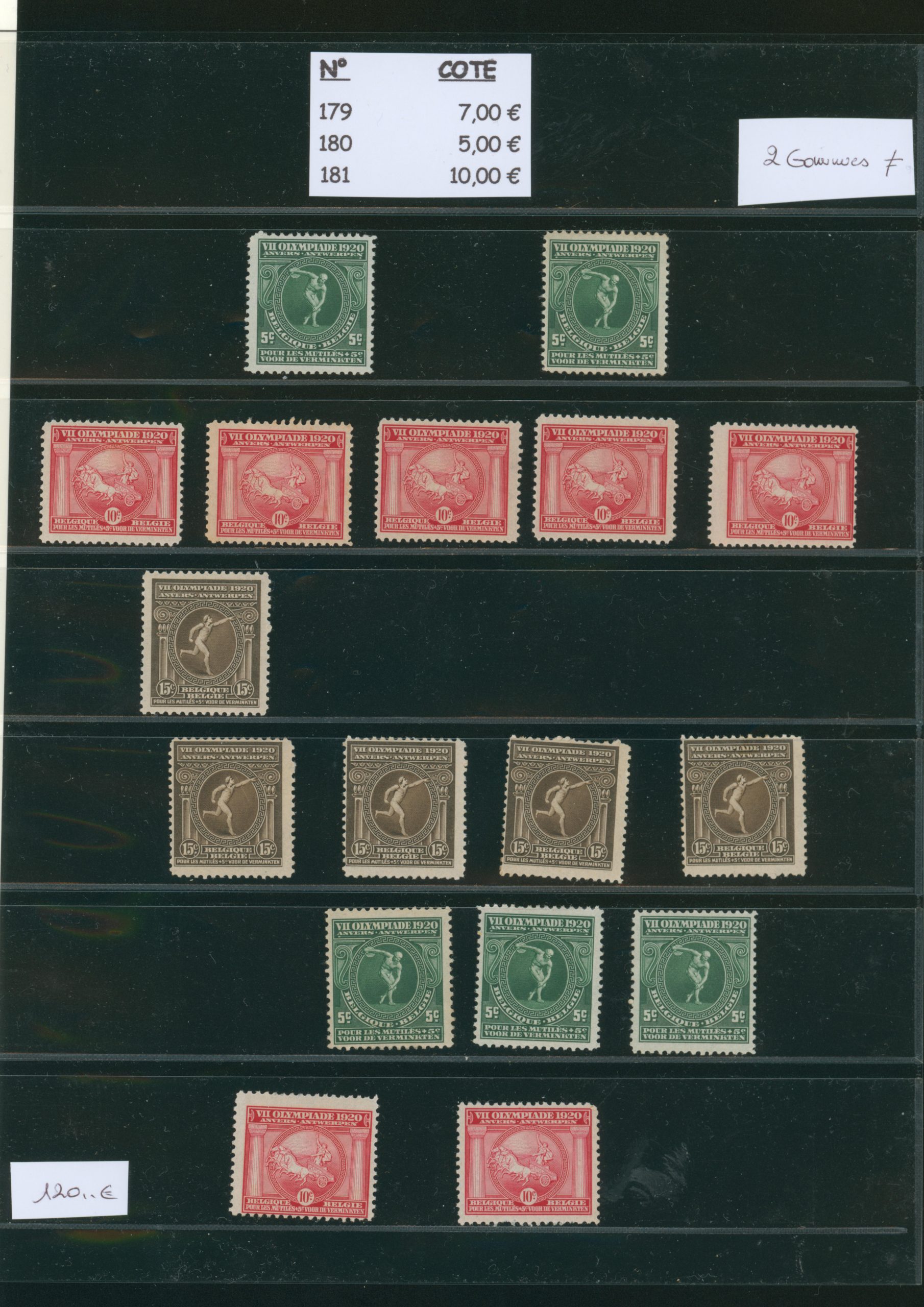 Belgique Lot 179/81 – Image 2