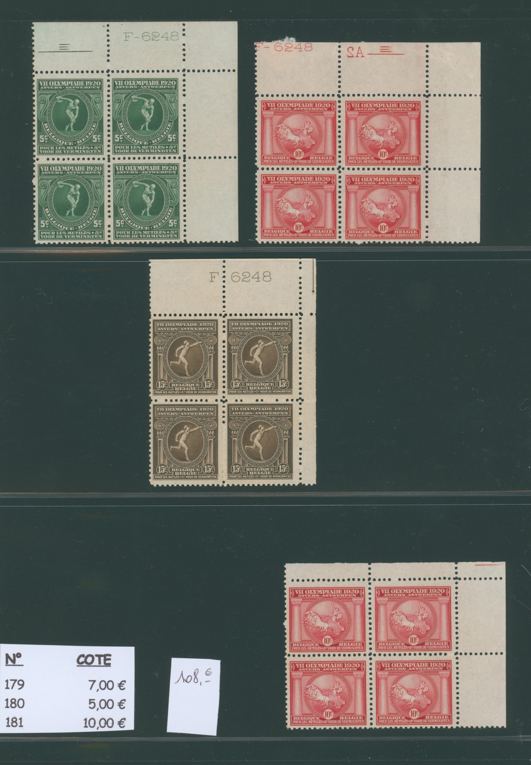 Belgique Lot 179/81 – Image 7