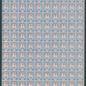 Belgique 234/36 en Feuille Variété