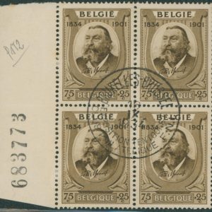Belgique 385° B4 Variété