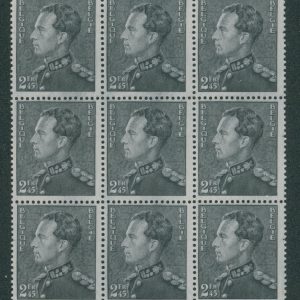 Belgique 432** B9 Variété