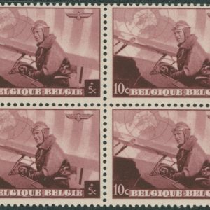 Belgique 466** B4 Variété