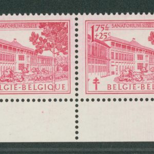 Belgique 838** Paire Variété