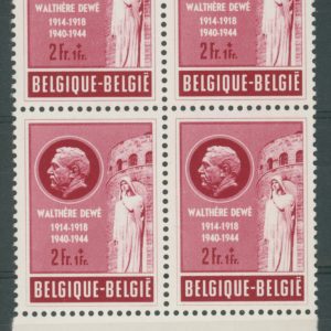 Belgique 908** B4 Variété