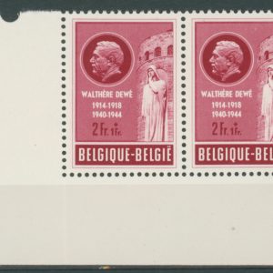 Belgique 908** paire Variété