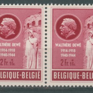 Belgique 908** Paire Variété