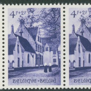 Belgique 948** paire Variété